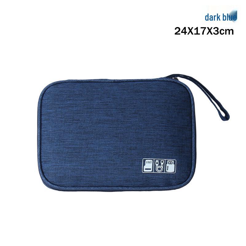 Multifunctional Waterproof Travel Storage Bag for Cables, Chargers, Power Banks, and Earphones
