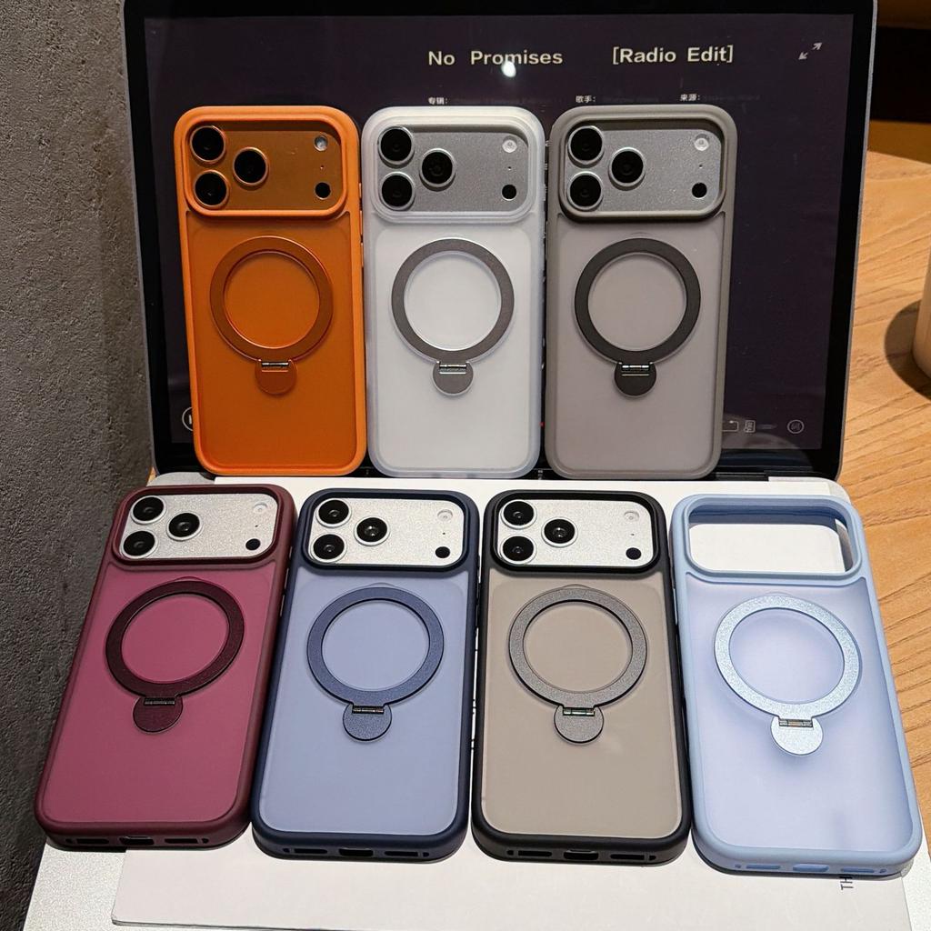 Applicable To iPhone11ProMax Matte Skin Feeling Mobile Phone Case 111 Rotating Magnetic Suction Bracket Apple 11 Protective Case