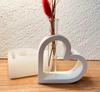 Heart Shaped Silicone Mould  Hydroponic Test Tube Plant Vase Mold Cement Flower S Resin Mold Decor Concrete Molds