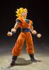 TAMASHII NATIONS Dragon Ball Z Super Saiyan Full Power Son circa PVC ABS action figure dipinta S.H.Figuarts Goku, 140mm, &