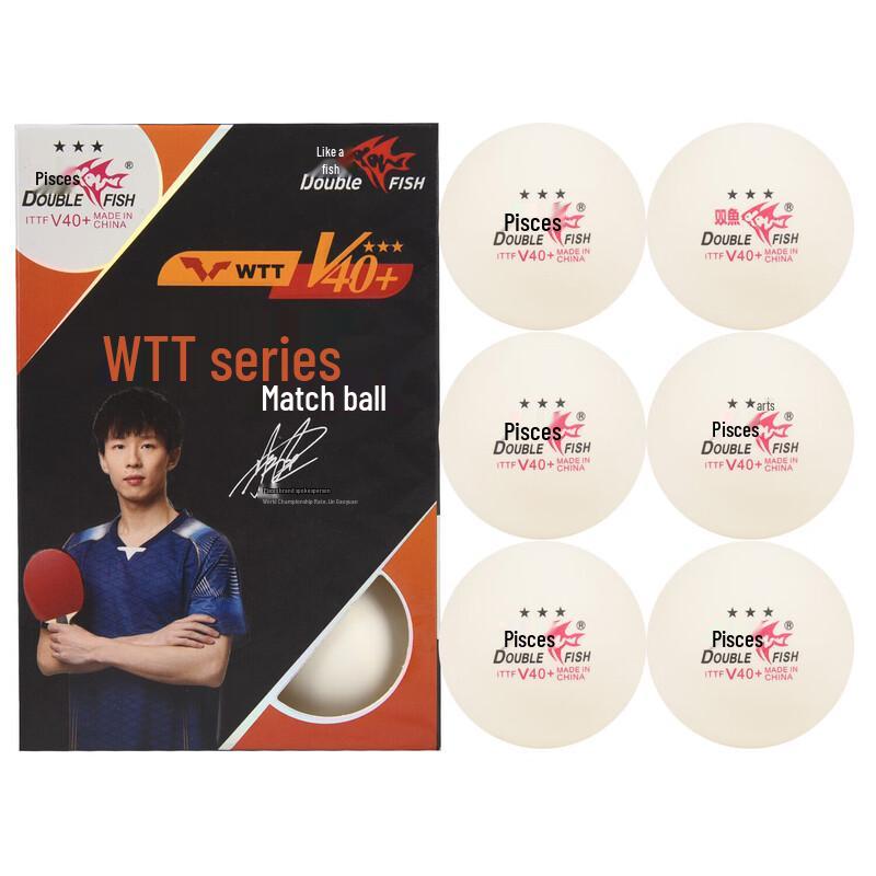 Double Fish V40+ Table Tennis Balls