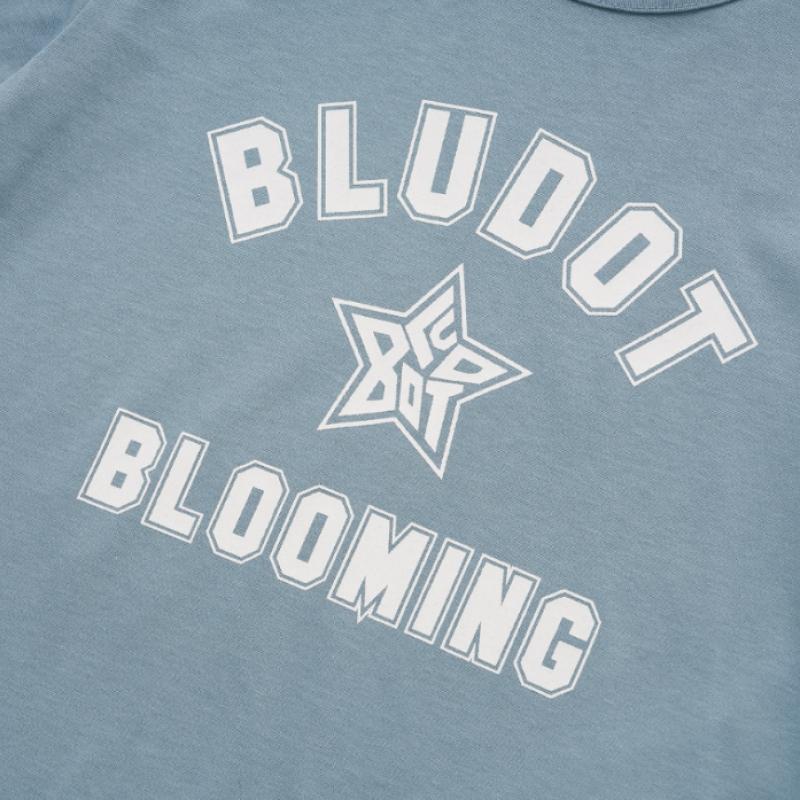 Blu DoT Long Sleeve Graphic PrinT T shirT Sb