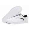 Anta Fashion Casual Slip Resistant Durable Low Top Skate Shoes Men Sneakers White Black 912028003-3