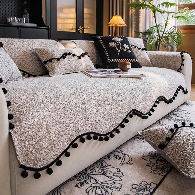 Special-Shaped Sofa Cushion  New Four-Season Universal Non-Slip One-Piece Irregular Sofa Seat Cushion Cover