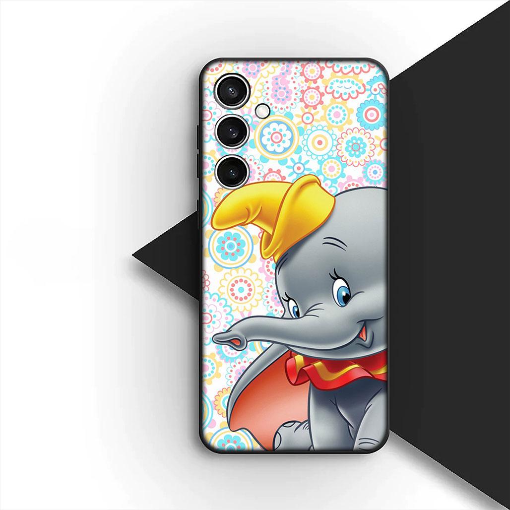 

Elephant Dumbo Silicone Cover for Samsung Galaxy A36 A55 A26 A05 A06 A14 A50 A51 A53 A54 A12 A13 A23 A35 Coque Phone Case Galaxy A55 5G