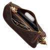 Coach Waverly 24 Brass Metal Hardware Faux Leather with Calf Leather Crossbody Shoulder Bag Medium Women's Maple Brown