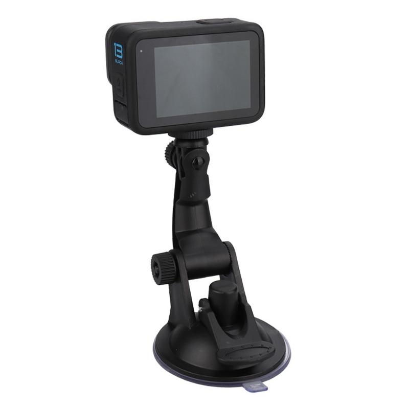 Rotatable Camera Holder For Dashboard Cameras Ensures Secure Attachment to Glass Surfaces During Driving