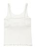Gelato Pique Feuchtigkeitsspendendes Ripp-Camisole PWCT252272OWHTF mit Cup-Einsatz