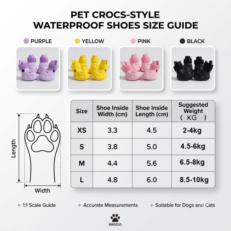 Breathable Dog Shoes Soft EVA Hollow Adjustable Dogs Sandals Waterproof Anti Slip Puppy Boots for Rainy Outdoor Walking Hiking
