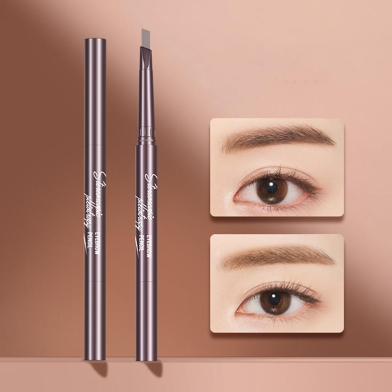 Myonly Three-dimensional Multi-effect Eyebrow Pencil Double-headed Triangle Word Beginner Eyebrow Pencil Is Not Easy To Smudge Makeup Pencil