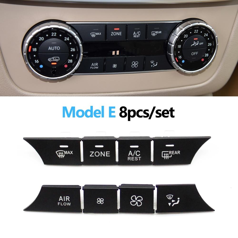 Car Console AC Heater Climate Control Switch Button For BENZ ML GL GLE GLS W166 X166 W292 ML350 ML550 GL350 GL450 GLE400 GLS450