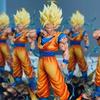 Dragon Ball Z Son Goku Ssj2 Figure Led Base Super Saiyan 2 Goku Pvc Action Figures 33cm/12.2inch Collection Model Toys Gifts