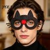 Novelty Themed Party Eyewear Halloween Pumpkin Glasses, Funny for Kids Adults, Spooky Cute Ghost Eyeglass Frames Photo Booth Props, Trick or