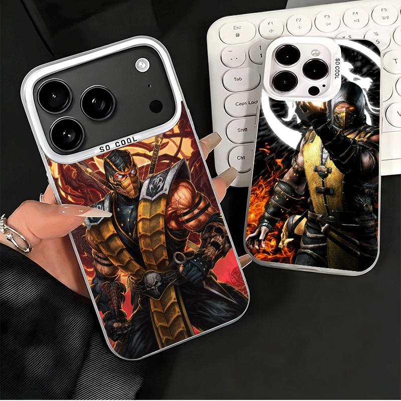 Mortal Kombat Game Shockproof Phone Case for iPhone 17 Air 16 16E 15 Pro Max 14 Plus 13 Mini 12 Back Cover Anti Fall Fundas