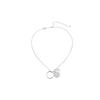 Louis Vuitton Charms Pattern Engraved Necklace Unisex necklace Silver M62485