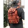 Vintage Genuine Leather Bag Rucksack Backpack Travel Men's New  Laptop Real