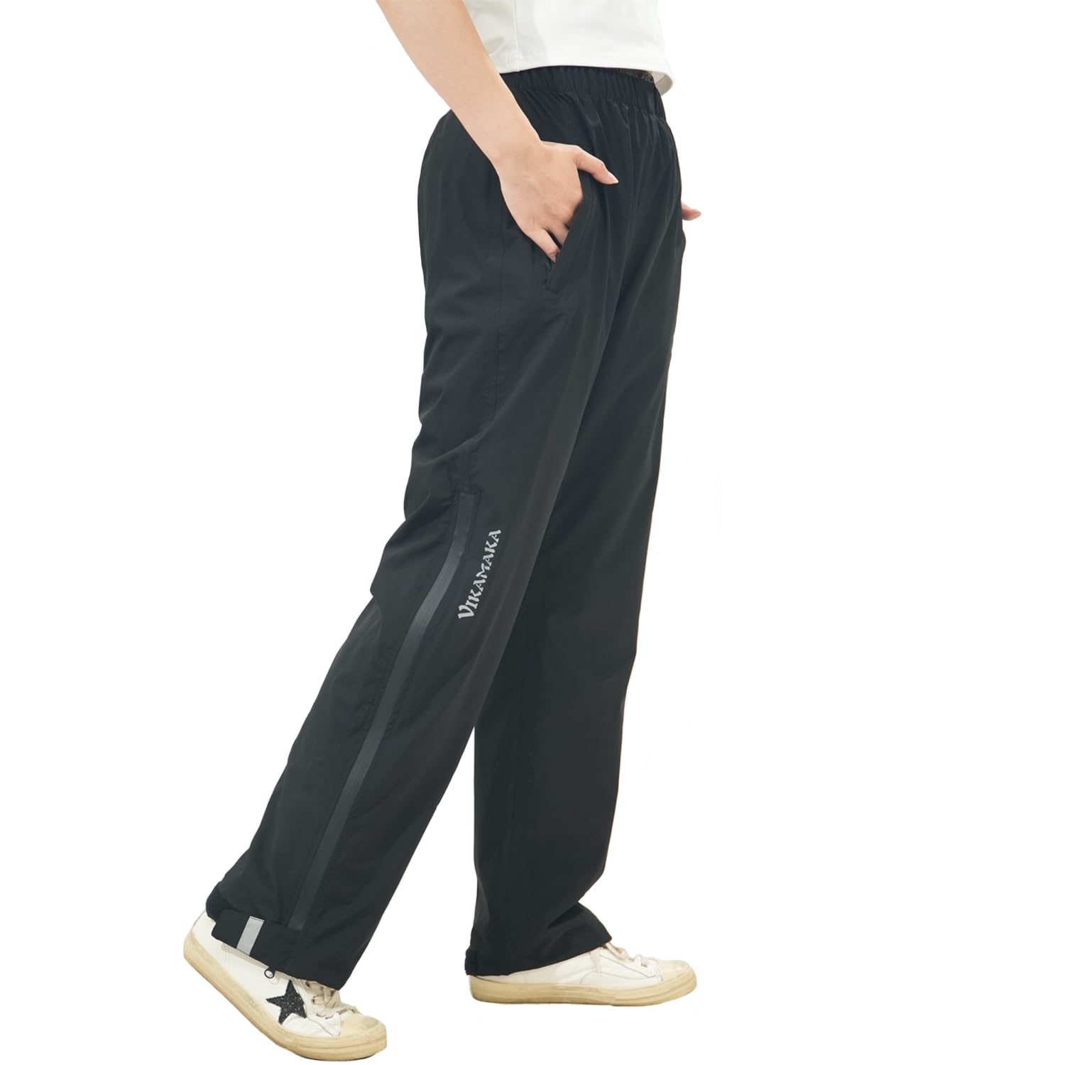 

Дождь Водонепроницаемые Водоотталкивающие Гольф [VIKAMAKA] Женские Брюки, Штаны, Репеллентные, Водонепроницаемые, Легкие, Дышащие, Дождевик, Подол, Треккинг, чёрный