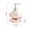 soap dispenser Cartoon puppy ceramic hand sanitizer, toilet laundry detergent shower gel shampoo bottle press bottle dispenser