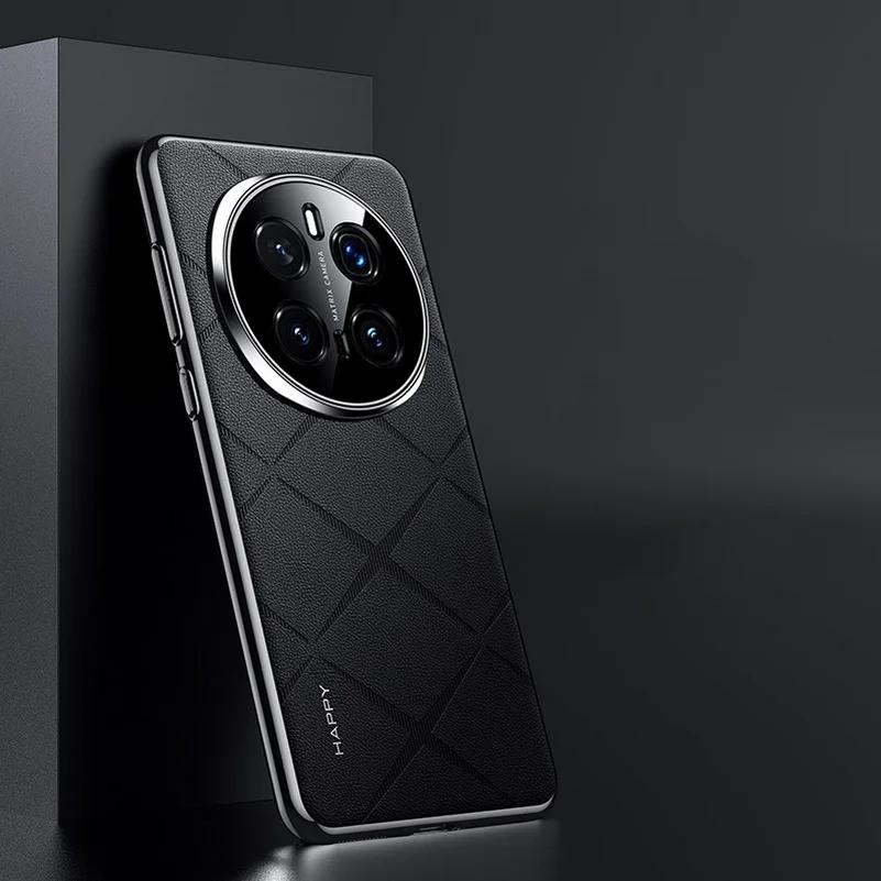 

Чехол для Honor Magic 7 Lite Покрытие Кожаные чехлы для Huawei Honor Magic7 Pro 6 pro Magic 6 RSR Ударопрочный Жесткий Бампер Shell For honor Magic 7 Pro чёрный