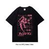 Unisex EU Japanese Anime Chainsaw Women T Shirt Cartoon Printing Cotton T-shirt Harajuku Graphic Tees Clothing Tops Tshirt Manga