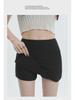 Gonna Midi Snellente a Vita Alta da Donna - Stile Hot Girl Primavera/Estate, Spacco Sportivo Bodycon Anti-Esposizione con Dettaglio Pantalone Fluido.