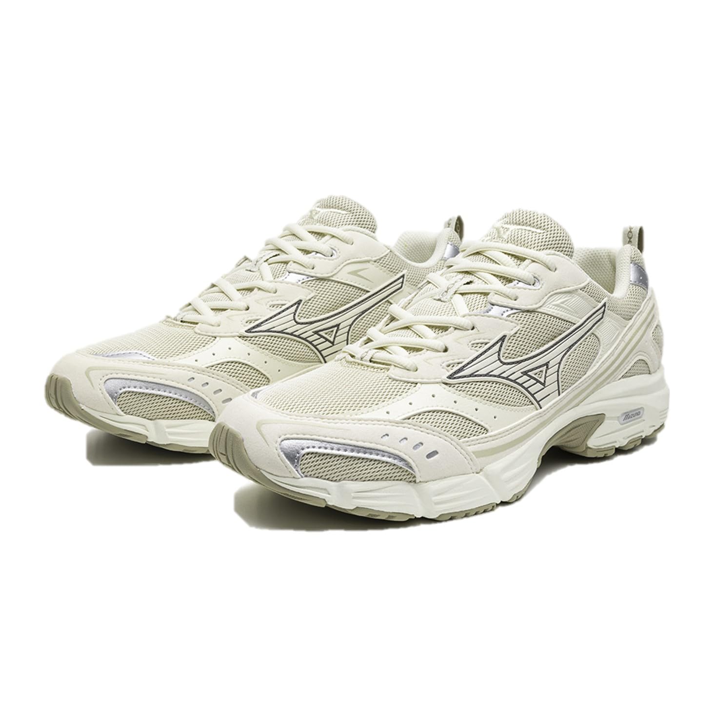 

Mizuno MXR Casual Fashion Beige x Light Size 3E Sneakers, Beige, 26.5 cm,