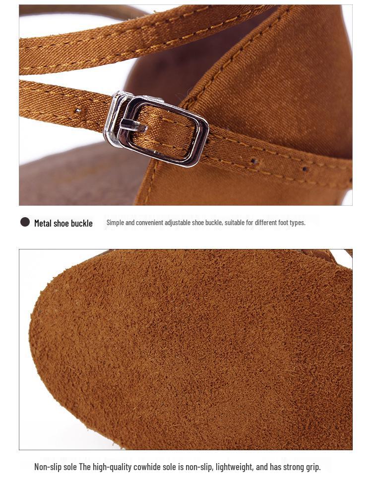 Scarpe da Danza Latina e da Esibizione per Bambini con Suola Morbida