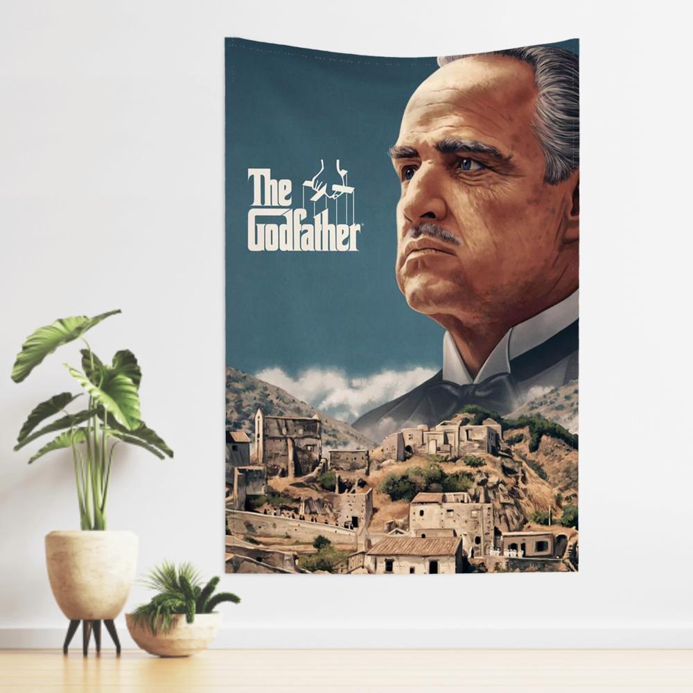 Classic US Gangster Movies The Tapestry Room Decor Wall GGodfather Cloth Party Hanging Background Room Decor Baby Room