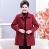Women's Plus Size Casual Cardigan Jacket: Slimming Fit for Middle-Aged & Older Adults
