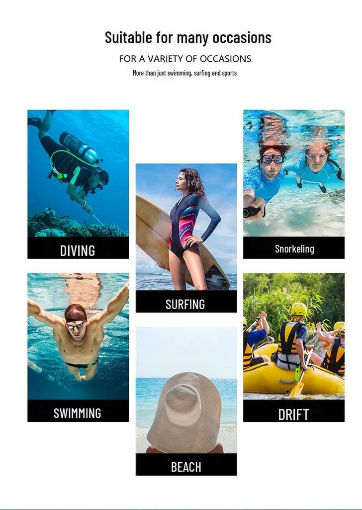 Men's and Women's Full Body 3/5mm Winter Wetsuit: Warm, Cold-Resistant, Sun-Protective for Swimming, Snorkeling, and Surfing.