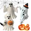 Cute Ghost Figurine Small Ghost Decor Halloween Ghost Statue for Halloween Decorations Home Decor