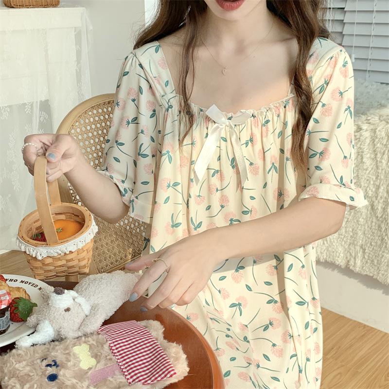 Plus Size 300 Jin Women's Ice Silk Nightgown - Summer Thin & Extra Large