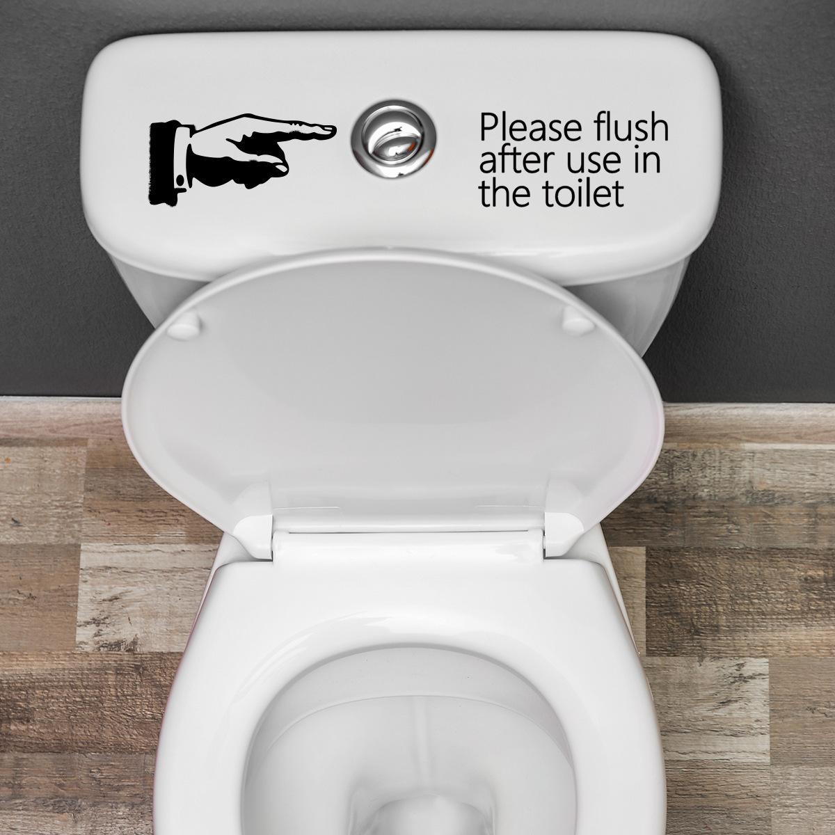 

Toilet Decorative Sticker Removable Toilet Decoration Self Adhesive Wall 3d Stickers Bathroom Toilet Stickers