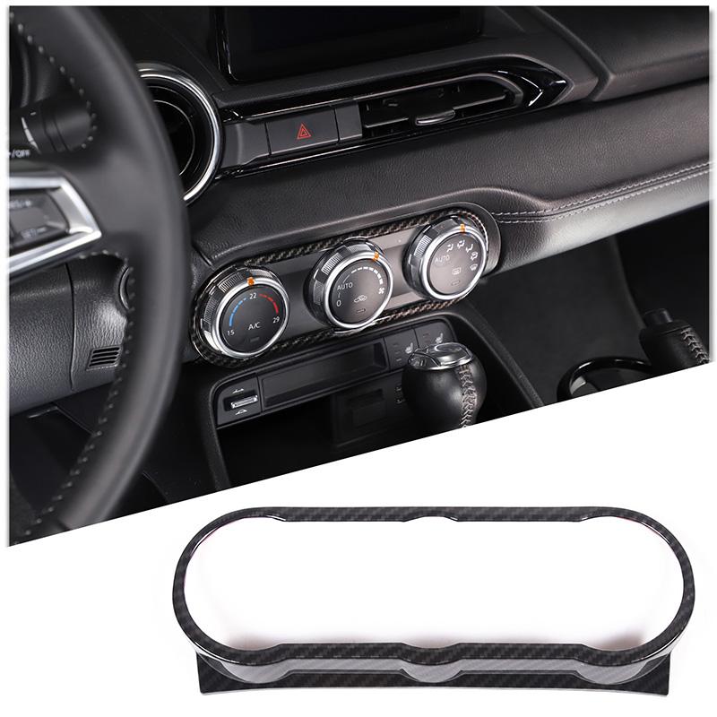 For Mazda MX-5 MX5 ND 2016-2026 ABS carbon fibre Interior Kit Dashboard Console Gear Shift Panel Cover Trim Stickers