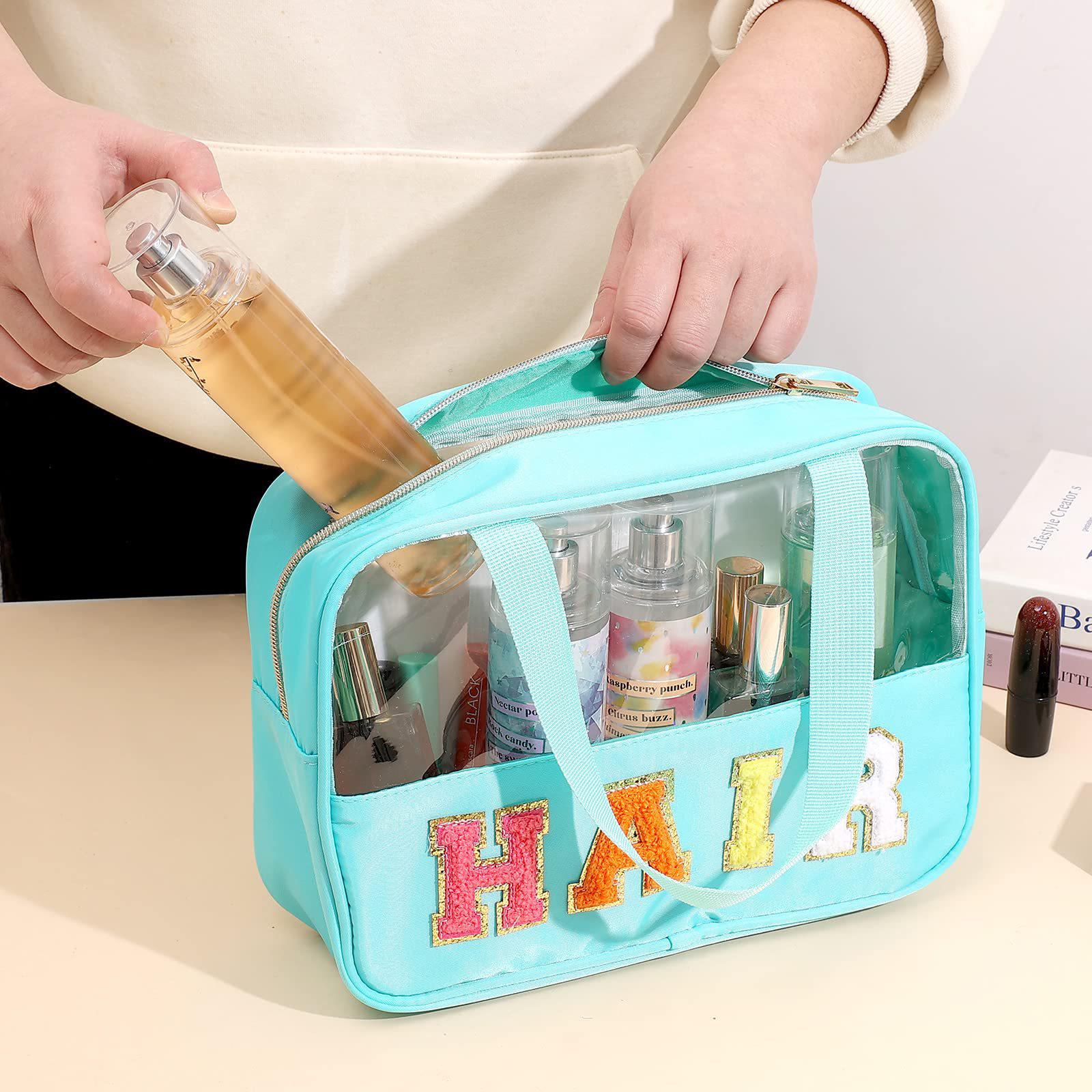 Трансграничная прозрачная вышитая косметичка – дорожная сумка большого объема