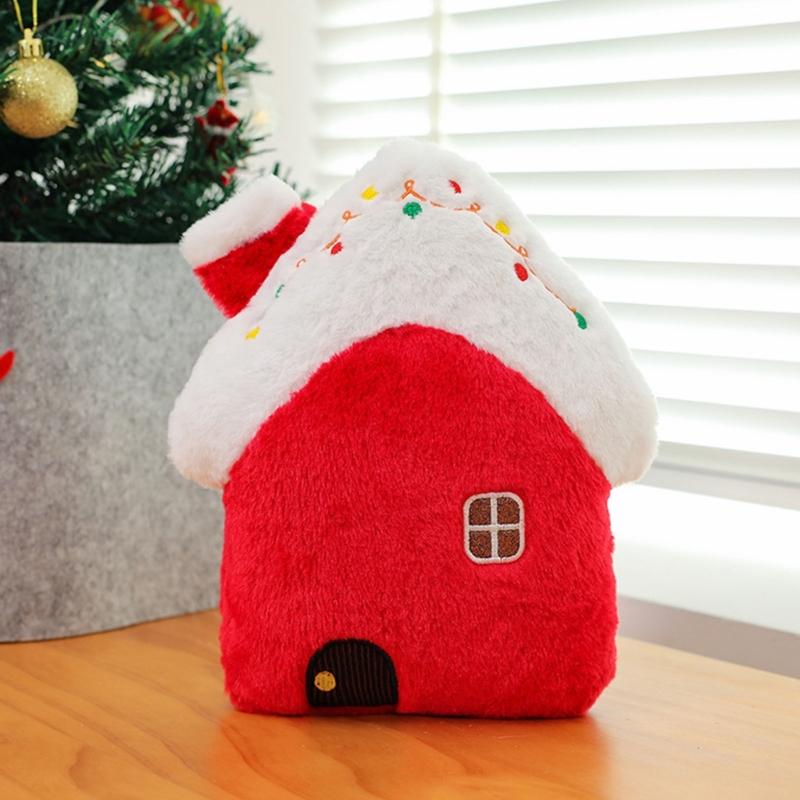 Christmas Plush Doll Christmas Stuffe Animal Toy Table Ornament Christmas Reindeer Plush Toy Gift for Women Girls