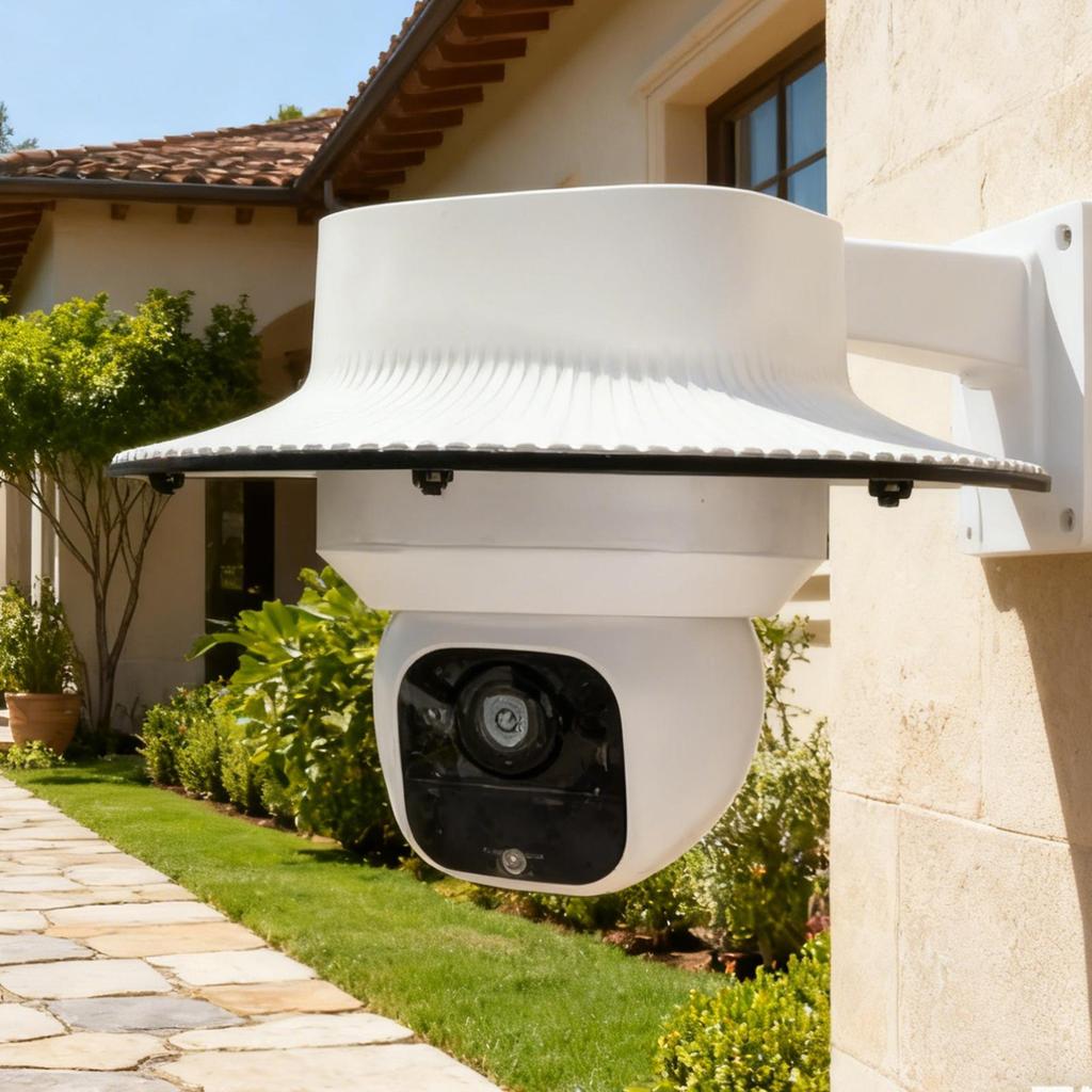 Outdoor Camera Protector Weather-Resistant Shield Protective Security Camera Outdoor Sun Shield For Household Garden Yard Hotel