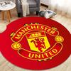 Manchester United Rudý ďábel Štít Kruhový koberec Premier League Fotbalový kulatý podlahový koberec Herní židle Obývací pokoj Ložnice Domácí dekorace Podložka