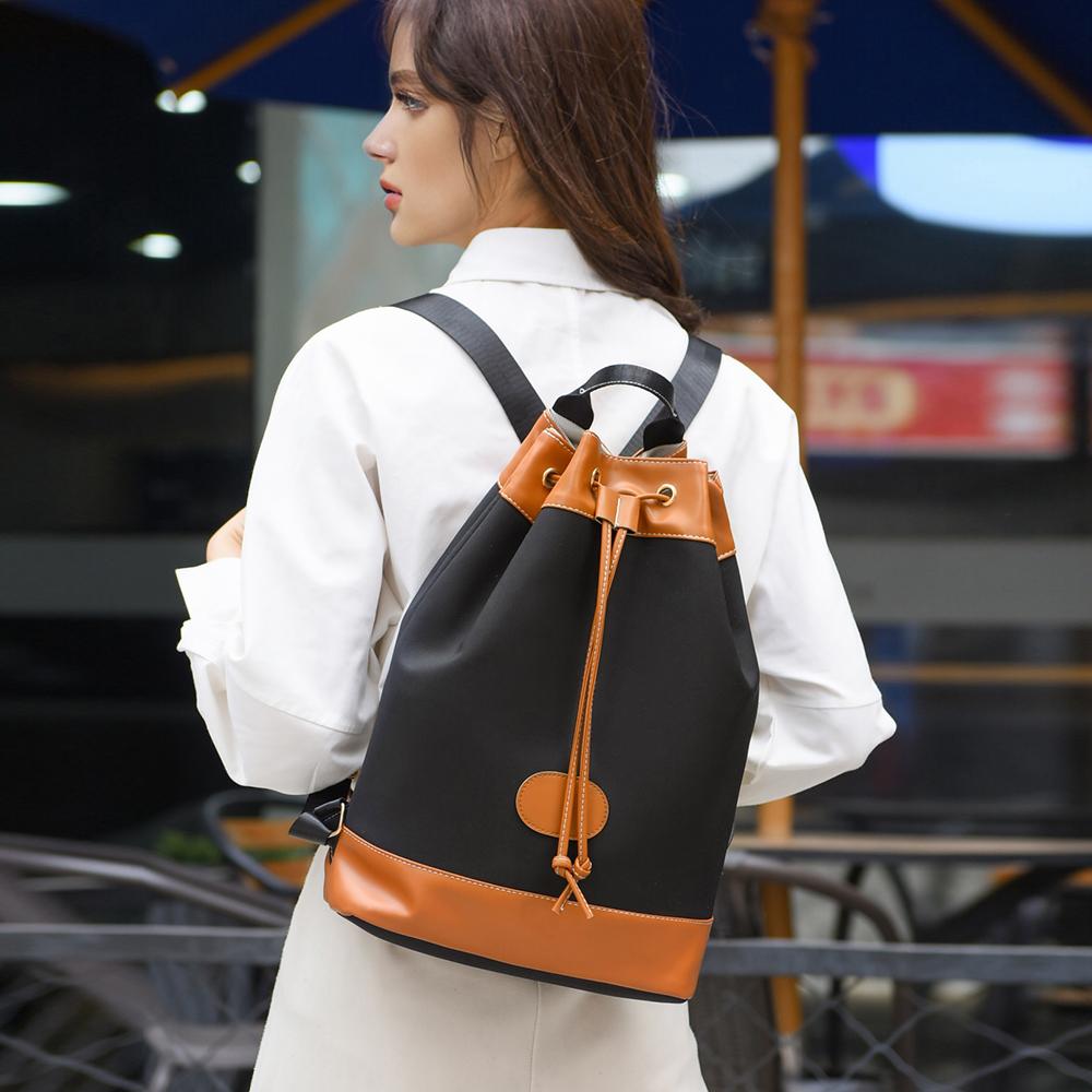 Женская сумка-ведро на шнурке — фото 15