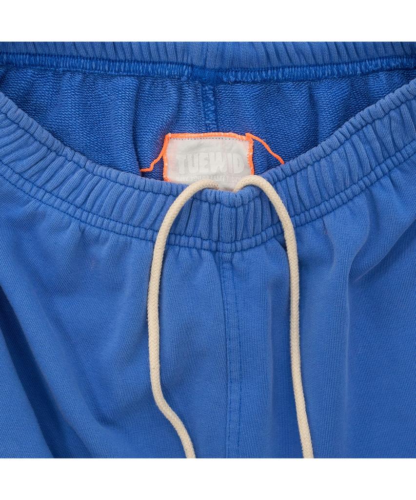 TUEWID Tuewid Classic Embroidery Set Up Pants In Cerulean Blue