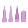 4 PCS Interchangeable Handle Jewelry Shape Mandrel Kit Wire Shaping Mandrel  For Jewelry Making