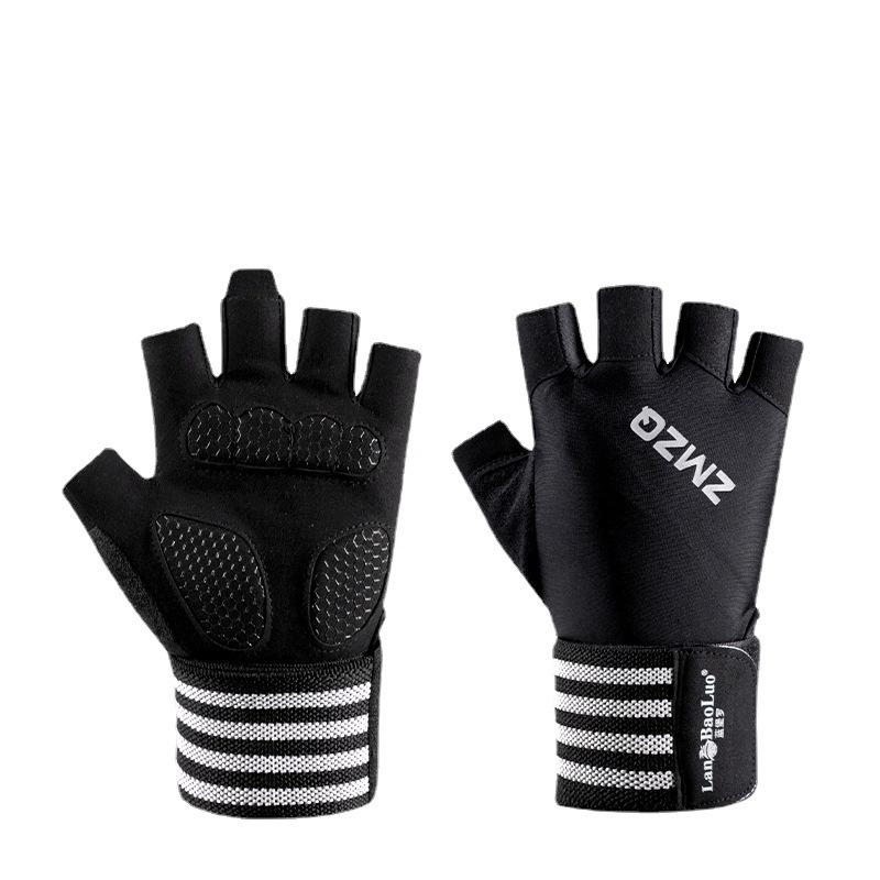 

Driving breathable outdoor half-finger wrist gloves XL