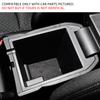 Armstöd Förvaringslåda för Hyundai IX35 Tucson 2011 2012-2017 Bil Mittkonsol Organizer Behållare Bricka ABS Tillbehör