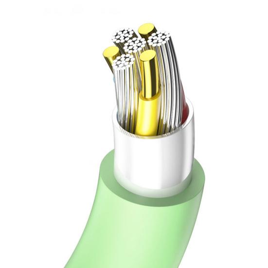 Data Cable Fast Transmission Anti-winding Type-C Charging Stable Liquid Silicone Charging Cable