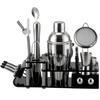 Cruiser Bartender 24-Piece Set, Shaker Glass, Mixing Glass, Cocktail Bar Tools, Wine Set, Bartender Set