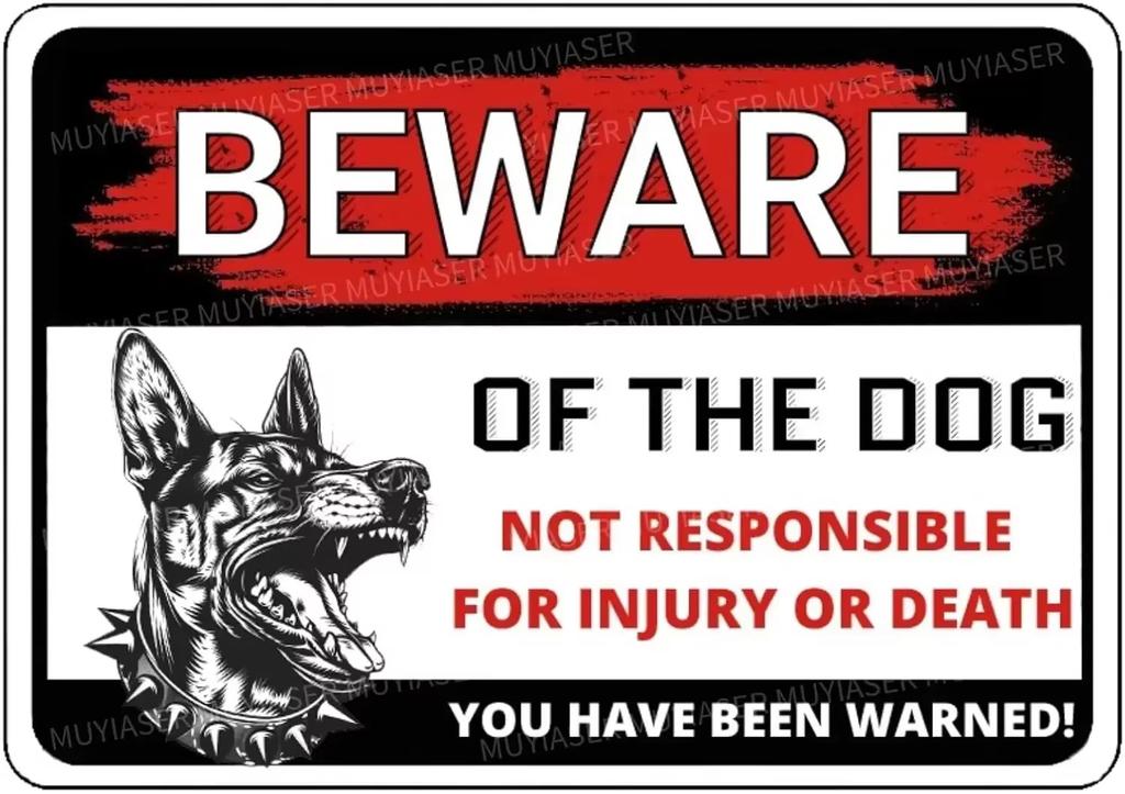 Mfoever Tin Sign Vintage Area  Warning Restricted Area Metal Tin Sign Retro No Trespassing Wall Art Decor for Man Cave Garage Bar Rustic Iron P