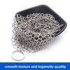 1PSC Kitchen Cleaning Supplies Pot Brush Artifact Stainless Steel Pot Brush Net Pot Washing Net Dishwashing Does Not Drop Wire Steel Ball