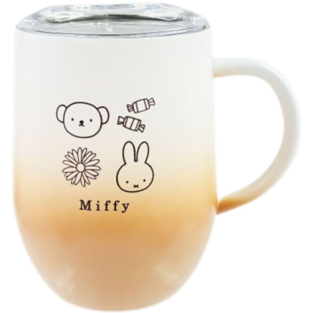 Marimo Craft Miffy Police Stainless Steel Mug with Gradient x & Lid, 79 H111mm, DBM-2908