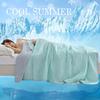 Large Cooling Blanket For Sleepersdual-Sided Soft&Lightweight Summer Bedding,100% Polyester Woven Quilted Throw,Machine Washable