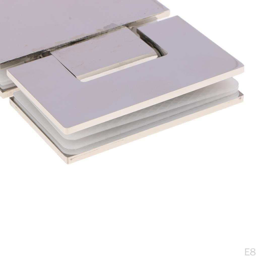 Adjustable Glass Shower Hinges Tempered Clamp Connector Doors